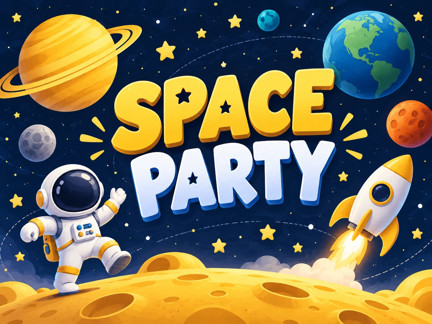 Direção de design do Criador de Flyers de Aniversário